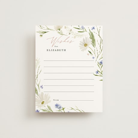 Bridal Shower Insert Cards