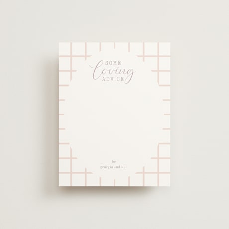 Bridal Shower Insert Cards