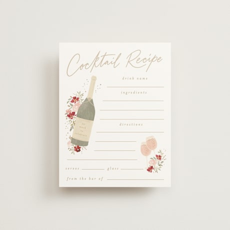 Bridal Shower Insert Cards