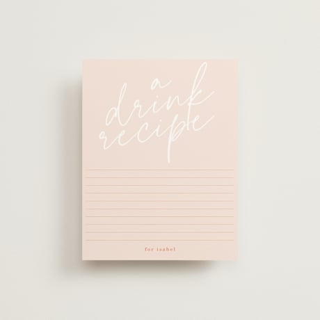 Bridal Shower Insert Cards