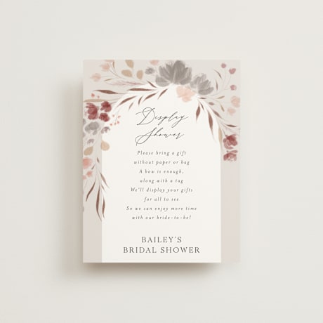 Bridal Shower Insert Cards