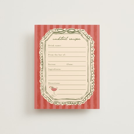 Bridal Shower Insert Cards