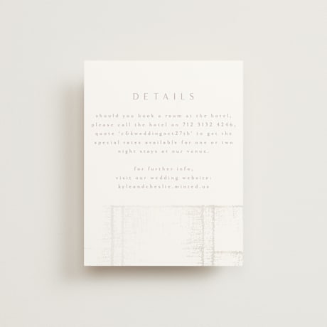 Gloss-Press Direction Cards