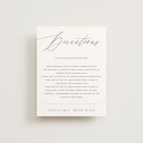 Direction Cards