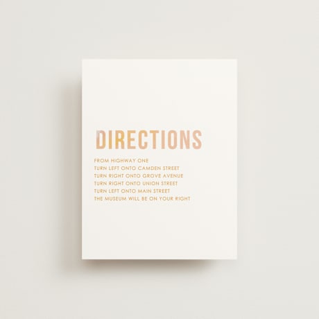 Direction Cards