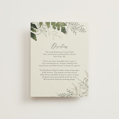 Direction Cards