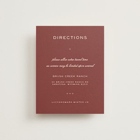 Direction Cards