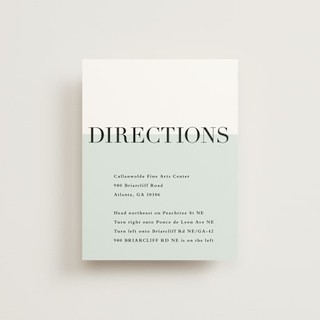 Direction Cards
