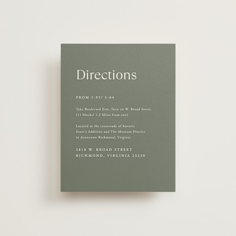 Direction Cards