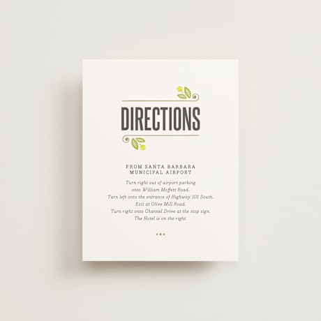 Direction Cards