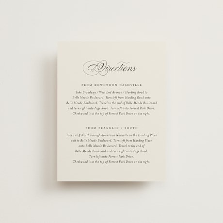 Direction Cards