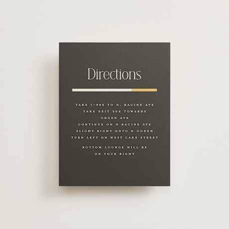 Direction Cards