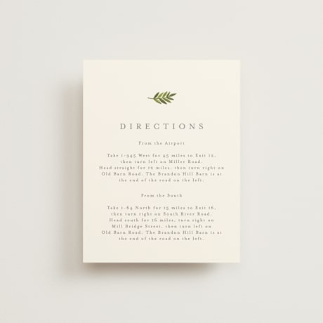 Direction Cards