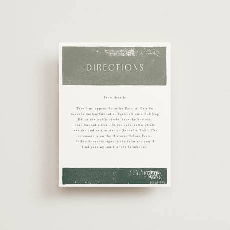 Direction Cards