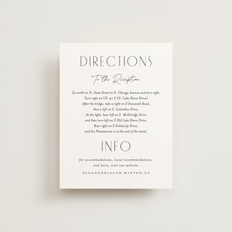 Direction Cards