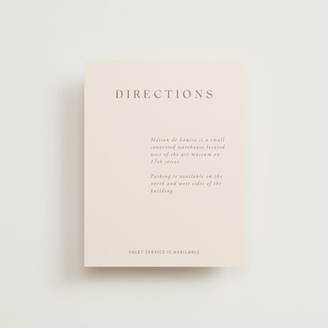 Direction Cards