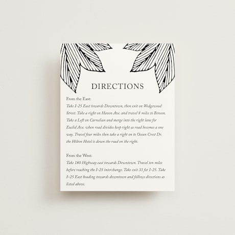 Direction Cards
