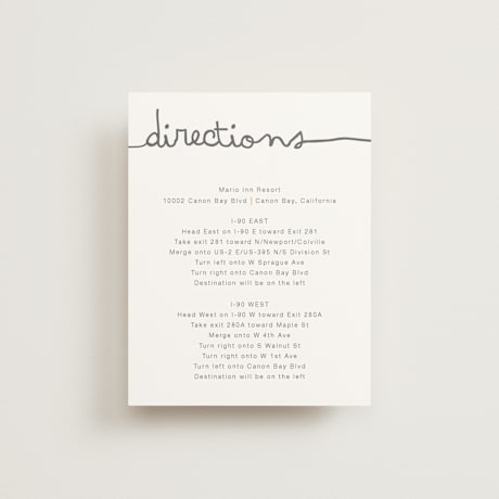 Direction Cards