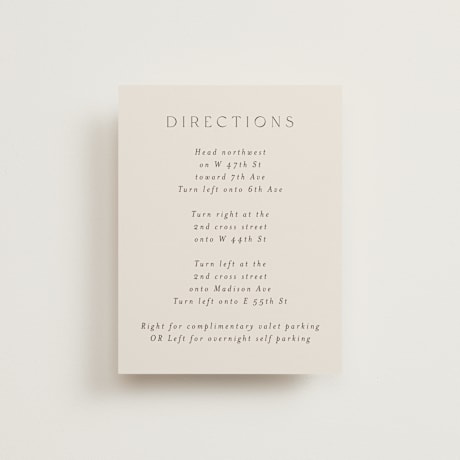 Direction Cards
