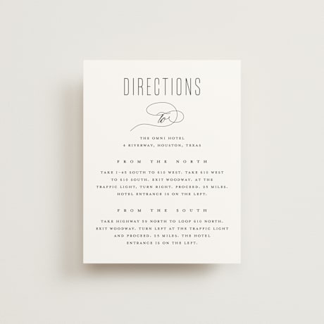 Direction Cards