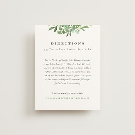 Direction Cards