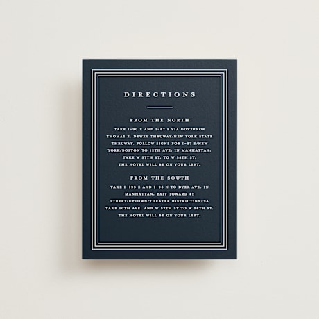 Direction Cards