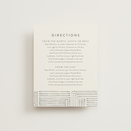 Direction Cards