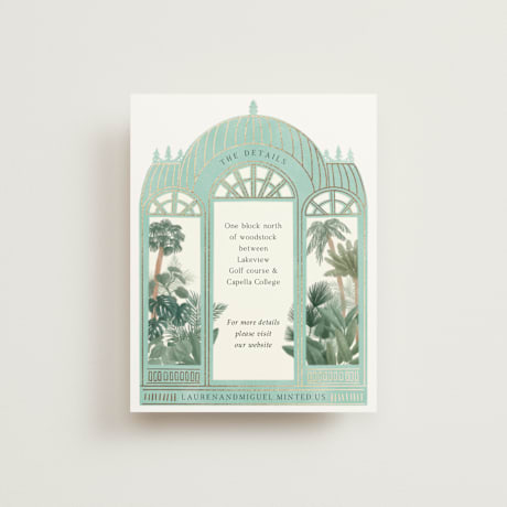 Foil-Pressed Direction Cards