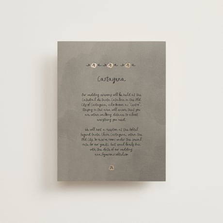 Foil-Pressed Direction Cards