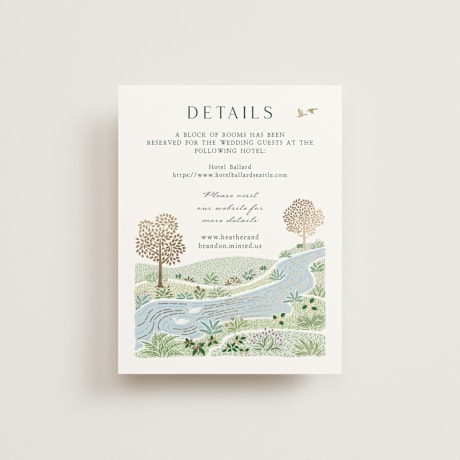 Foil-Pressed Direction Cards