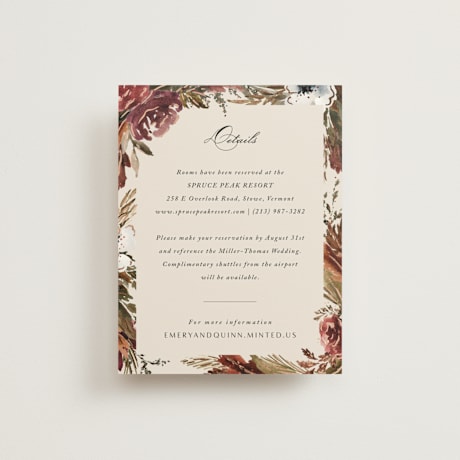 Foil-Pressed Direction Cards