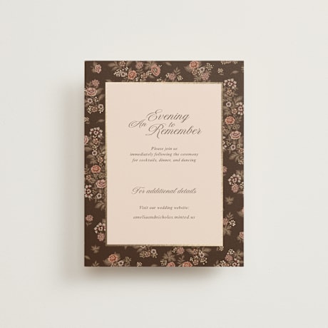 Foil-Pressed Reception Cards