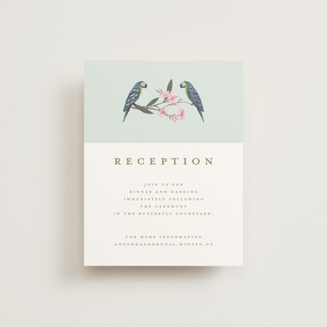 Foil-Pressed Reception Cards