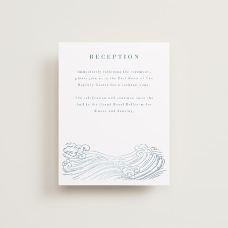 Foil-Pressed Reception Cards