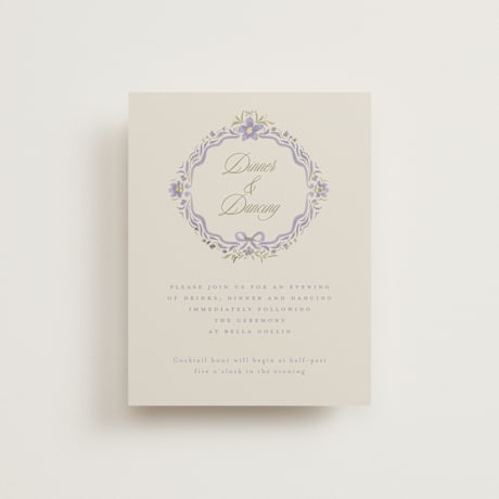 Foil-Pressed Reception Cards