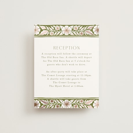 Foil-Pressed Reception Cards