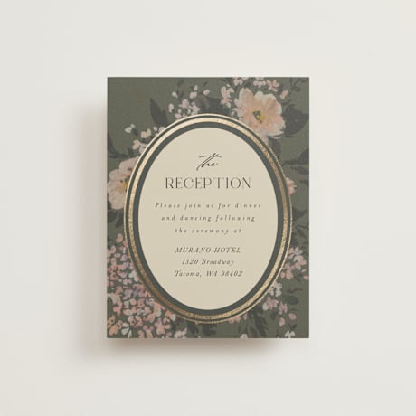 Foil-Pressed Reception Cards