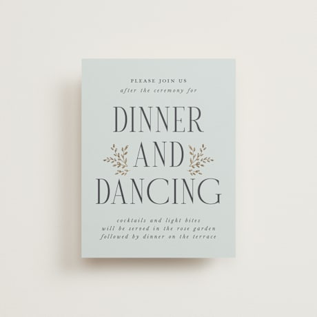 Foil-Pressed Reception Cards