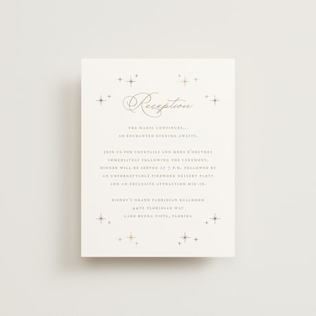 Foil-Pressed Reception Cards