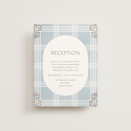 Foil-Pressed Reception Cards