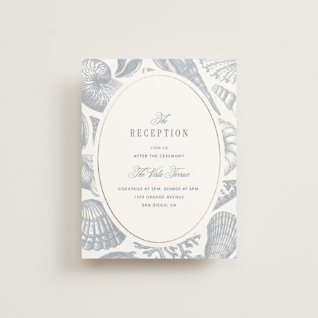 Foil-Pressed Reception Cards