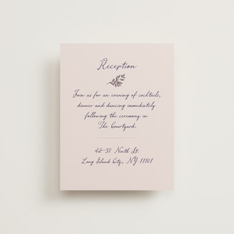 Foil-Pressed Reception Cards
