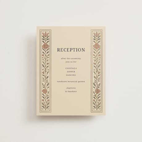 Foil-Pressed Reception Cards