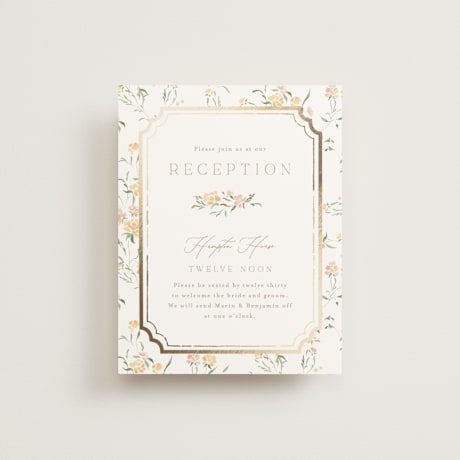 Foil-Pressed Reception Cards