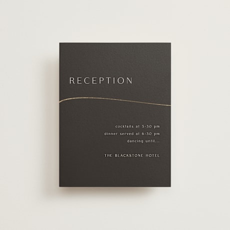 Foil-Pressed Reception Cards