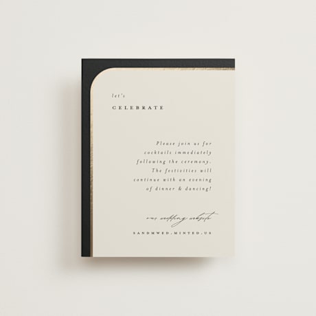 Foil-Pressed Reception Cards