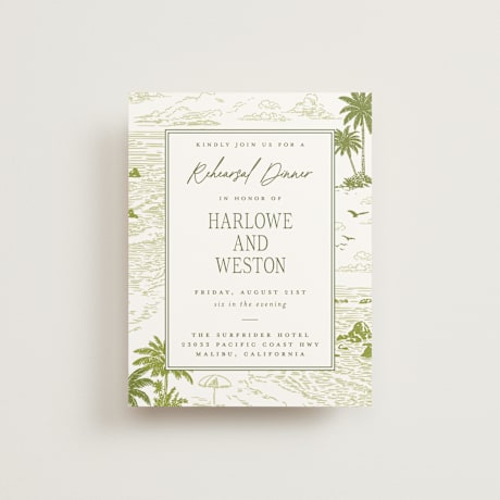 Rehearsal Dinner Cards