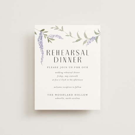 Rehearsal Dinner Cards