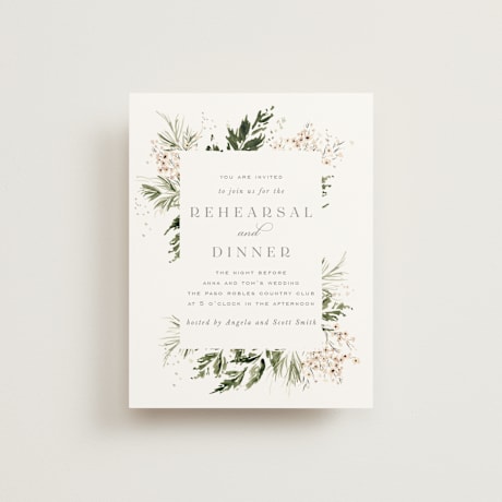 Rehearsal Dinner Cards