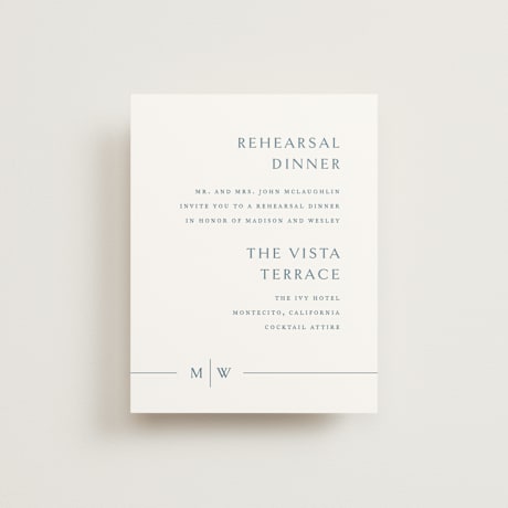 Rehearsal Dinner Cards